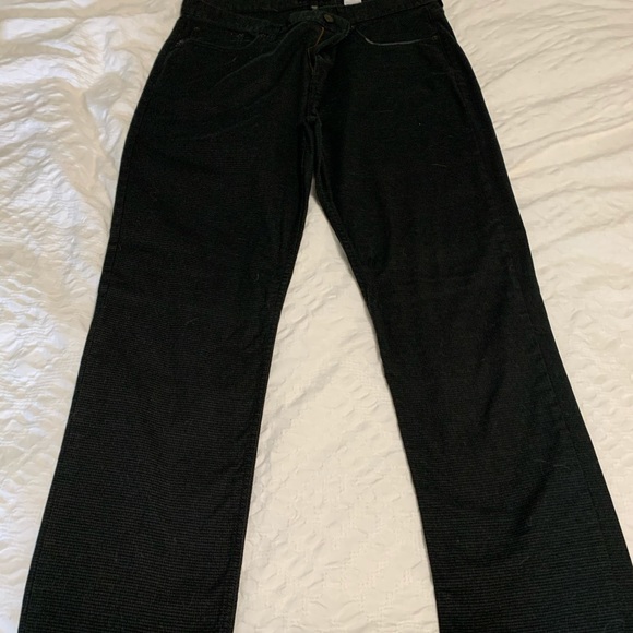 Men’s Banana Republic Black Check Chinos - Picture 2 of 4